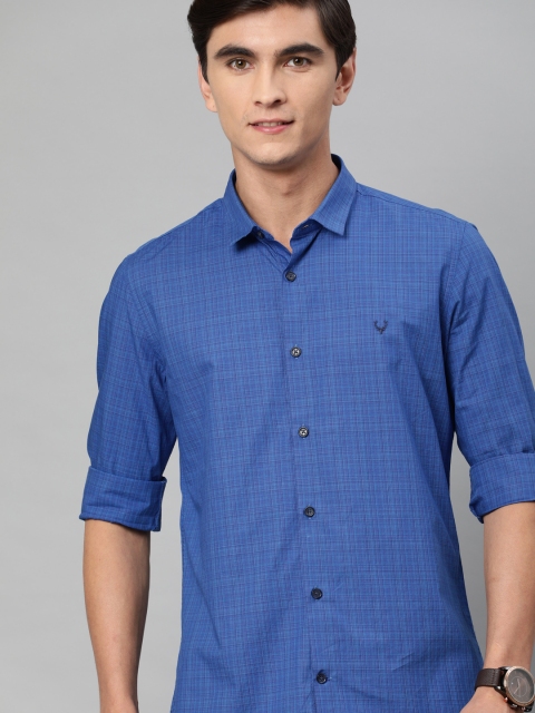 

Allen Solly Sport Men Blue Slim Fit Micro Checked Casual Shirt