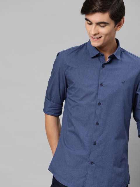 

Allen Solly Sport Men Blue Slim Fit Solid Casual Shirt