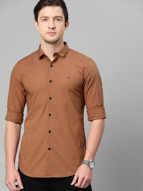 

Allen Solly Sport Men Rust Brown Slim Fit Solid Casual Shirt