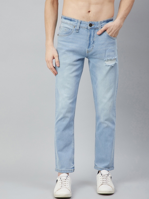 

Roadster Men Blue Slim Fit Low Distress Light Fade Stretchable Jeans