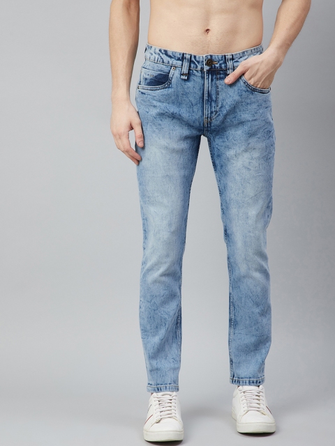 

Roadster Men Blue Solid Skinny Fit Heavy Fade Stretchable Jeans