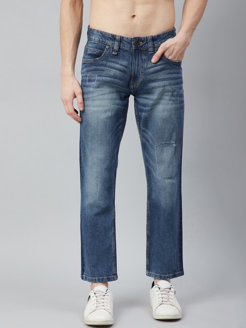 

The Roadster Lifestyle Co Men Blue Slim Fit Light Fade Stretchable Jeans