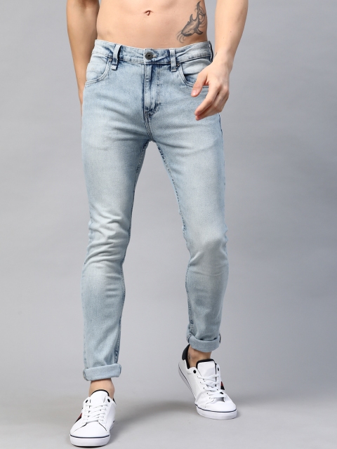 

Roadster Men Blue Solid Super Skinny Fit Light Fade Stretchable Jeans