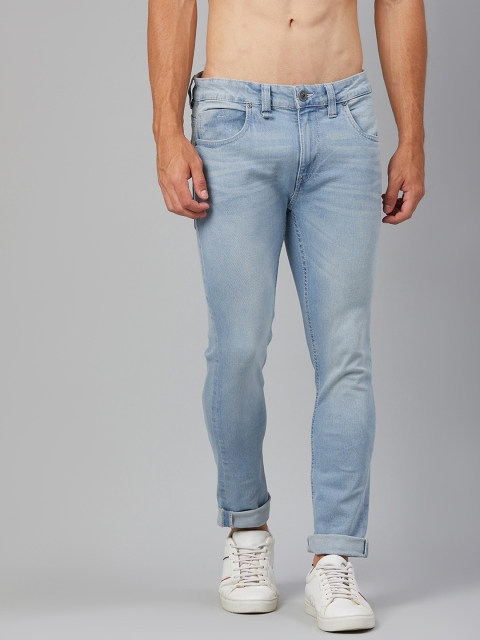 

The Roadster Lifestyle Co Men Blue Skinny Fit Light Fade Stretchable Jeans