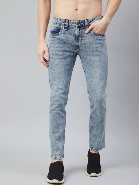 

Roadster Men Blue Skinny Fit Heavy Fade Acid Wash Stretchable Jeans