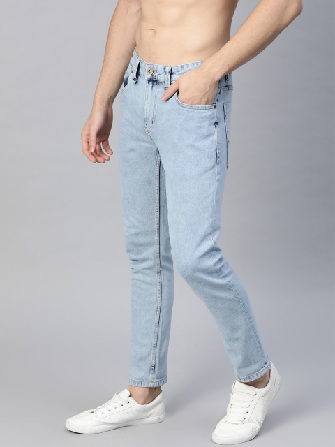 

Roadster Men Blue Skinny Fit Light Fade Stretchable Ankle-Length Jeans