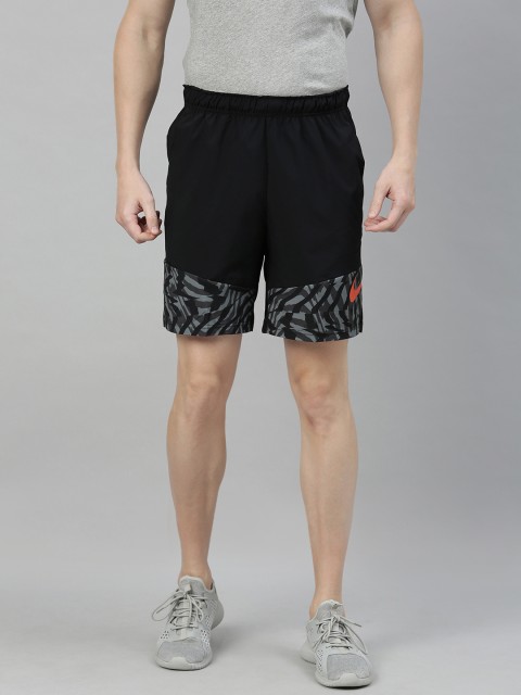

Nike Men Black Printed Dri-FIT FLX SHORT 3.0 PX CNCT Regular Fit Training Shorts