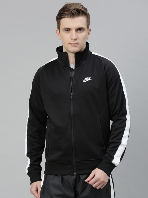 

Nike Men Black Solid Sporty Jacket
