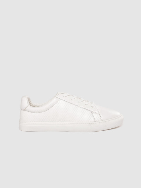 

DressBerry Women White Perforated Sneakers