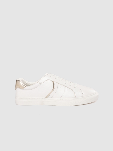 

DressBerry Women White Solid Sneakers