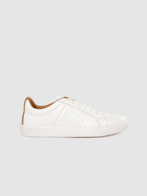 

DressBerry Women White Quilted Sneakers
