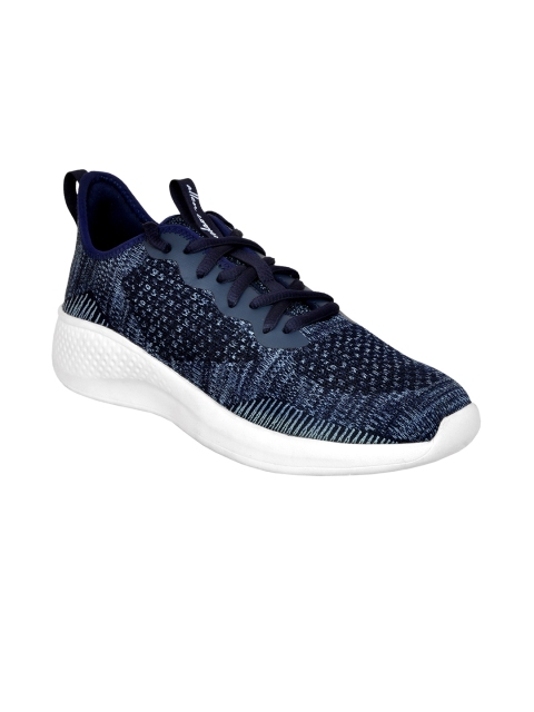 

Allen Cooper Men Navy Blue Textile Walking Shoes