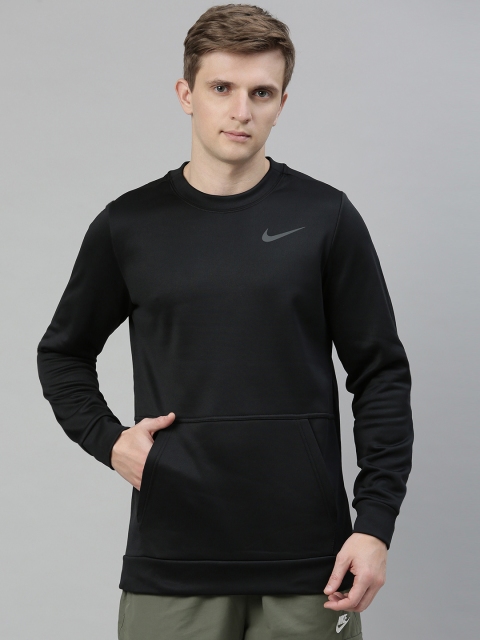 

Nike Men Black Printed Round Neck T-shirt