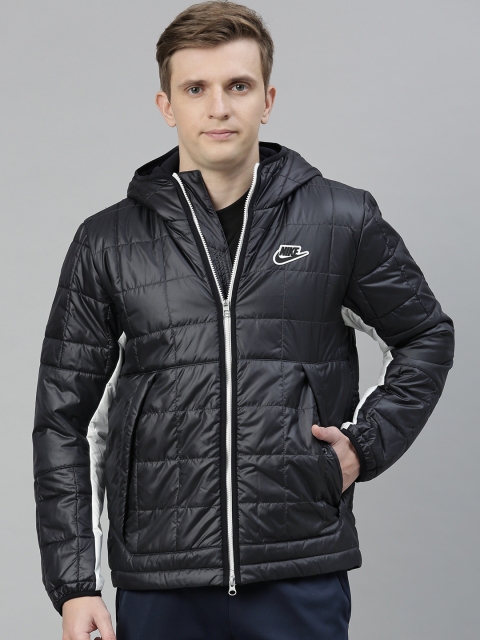 

Nike Men Black Solid Padded Jacket
