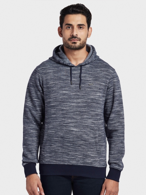 ColorPlus Men Blue Solid Sweatshirt