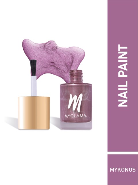 

Myglamm Wandurlust Matt Chrome Nail Paint Mykonos, Purple
