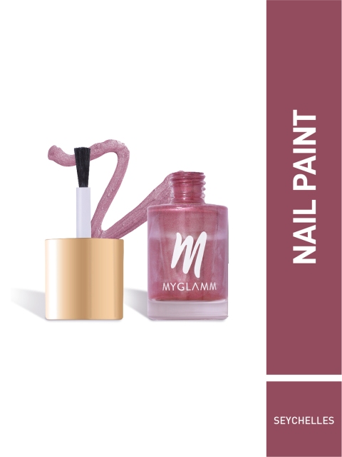 

MyGlamm Wandurlust Matt Chrome Nail Paint-Seychelles-11ml, Magenta