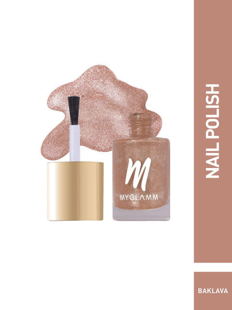 

MyGlamm Wandurlust Sand Matt Nail Paint - Baklava, Peach