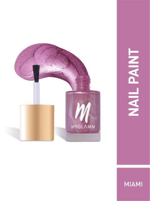 

MyGlamm Wandurlust Matt Chrome Nail Paint - Miami, Magenta