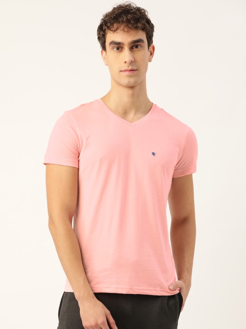 

Sweet Dreams Men Pink Solid Lounge T-Shirt