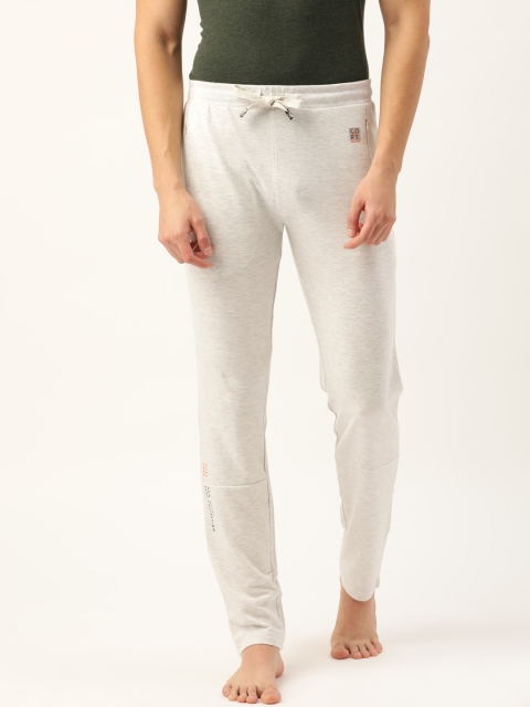 

Sweet Dreams Men Off-White Melange Effect Solid Lounge Pants