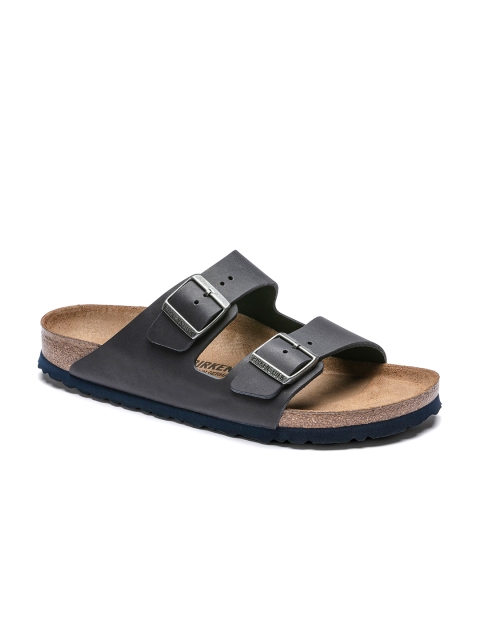 

Birkenstock Men Navy Blue Regular Width Arizona Sandals