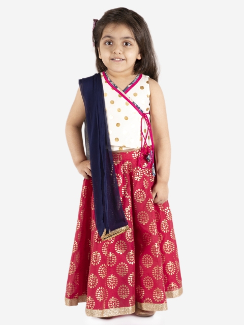 

Lil Peacock Off-White Ready to Wear Lehenga with Blouse