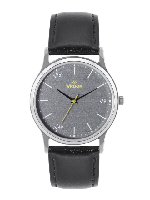 

WROGN Men Grey Solid Analogue Watch WRG00043B