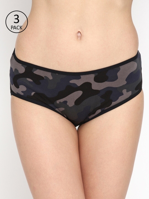 

Skidlers Women Pack of 3 Assorted Hipster Briefs SKD-41-41-41