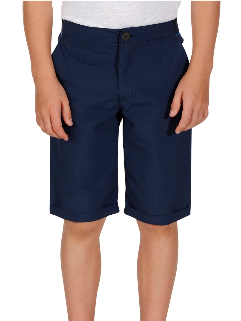 

Quechua By Decathlon Unisex Kids Navy Blue Solid Regular Fit Hiking Shorts Hike100