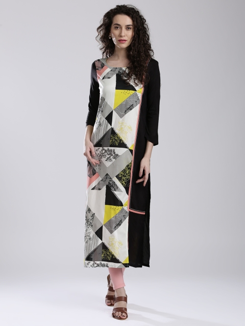 

W Multicoloured Printed Kurta, Multi