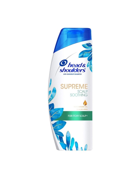

Head & Shoulders Unisex Anti-Dandruff Supreme Scalp Soothing Shampoo 340 ml, White