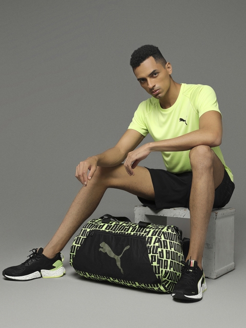 

Puma Women Black & White Printed Duffel Bag