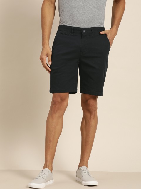 

Invictus Indoor Men Navy Blue Solid Slim Fit Chino Shorts
