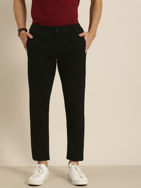 

INVICTUS Men Black Regular Fit Solid Chinos