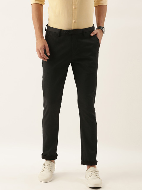 

INVICTUS Men Navy Blue Regular Trousers