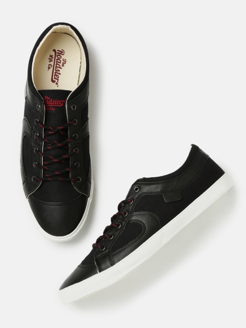 

Roadster Men Black Sneakers