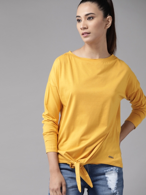 

Roadster Mustard Yellow Solid Regular Top