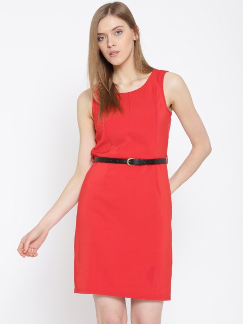 

Vero Moda Women Red Sheath Dress