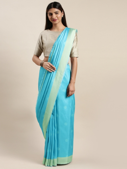 

DIVASTRI Blue & Green Digital Printed Saree
