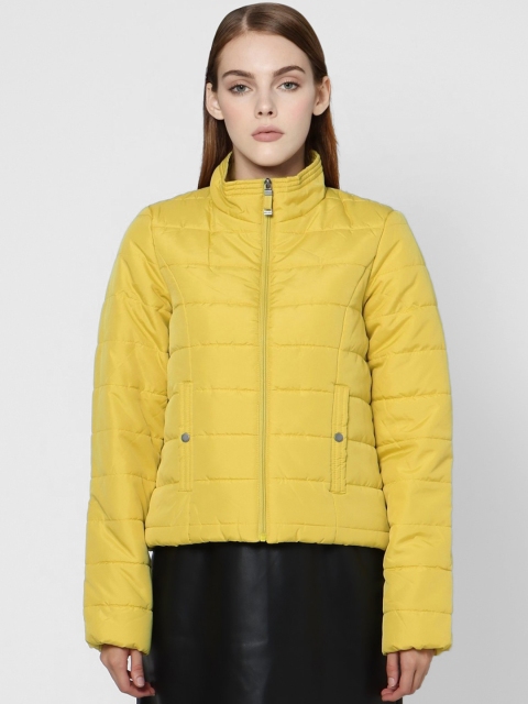 

Vero Moda Women Yellow Solid Puffer Jacket