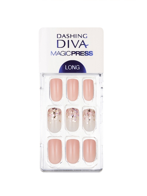 

Dashing Diva Pack Of 6 Magicpress Gel Nail, Pink