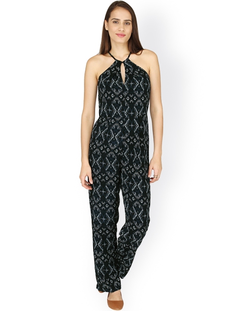 

20Dresses Blue & White Printed Jumpsuit