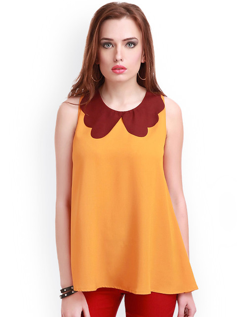 

SASSAFRAS Mustard Yellow Top