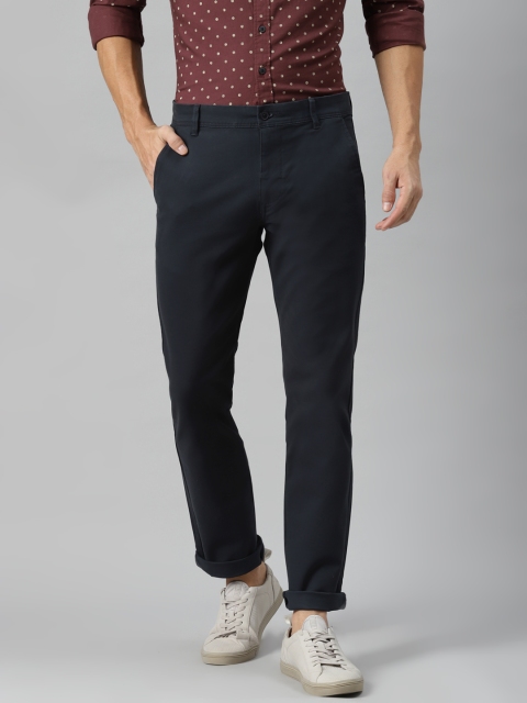 

Levis Men Navy Blue 511 Slim Tapered Fit Chinos