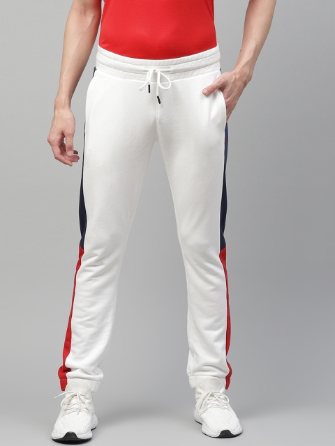 

Levis Men White Solid Slim Fit Joggers With Side Taping