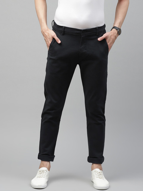 

Levis Men Black Tapered Fit Trousers