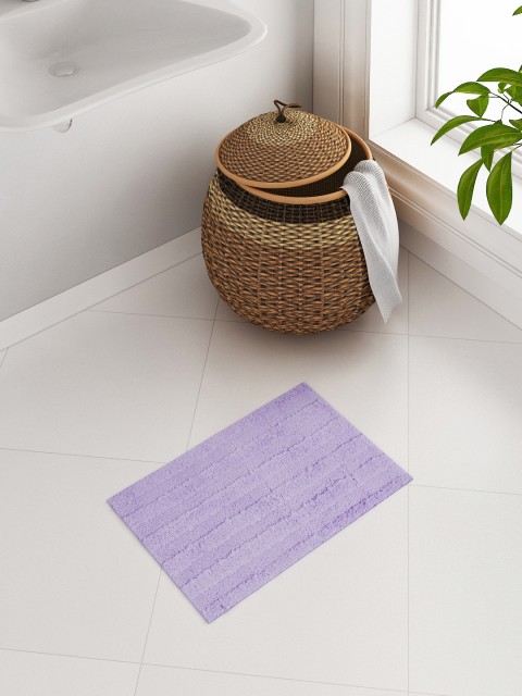 

SPACES Swift Dry Lavender Rectangular Bath Rug