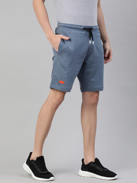 

Allen Solly Tribe Men Grey Solid Slim Fit Regular Shorts