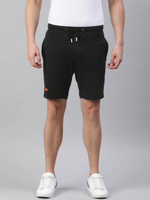 

Allen Solly Tribe Men Black Solid Slim Fit Regular Shorts